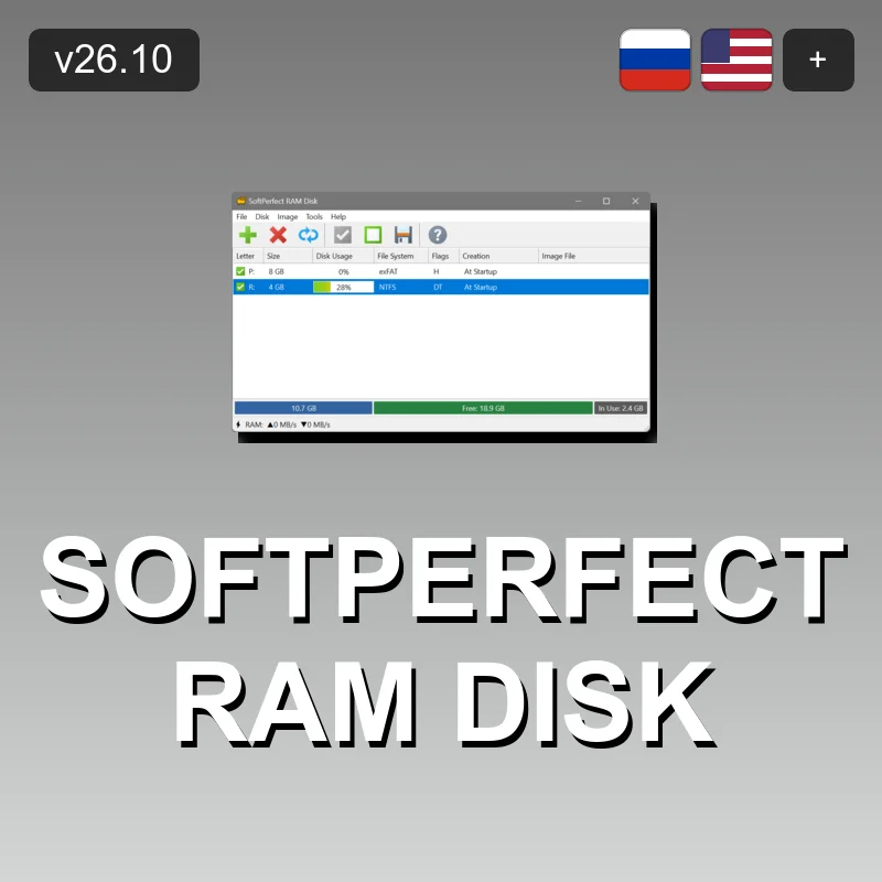 SoftPerfect RAM Disk