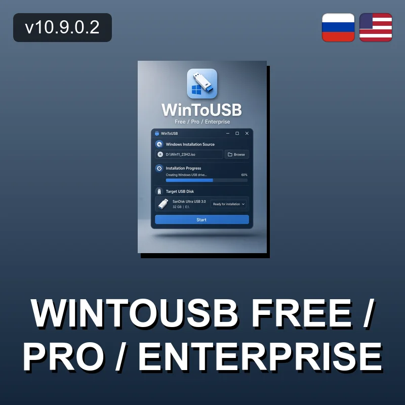 WinToUSB Free / Pro / Enterprise